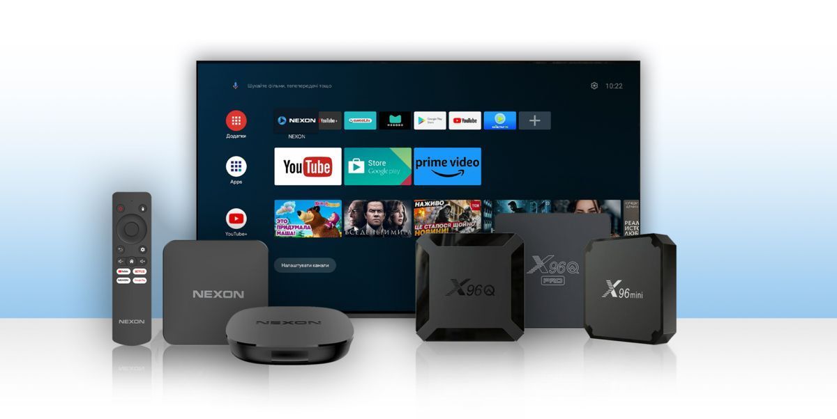 Сравнение медиаплееров NEXON X3 и NEXON X1 с приставками серии X96