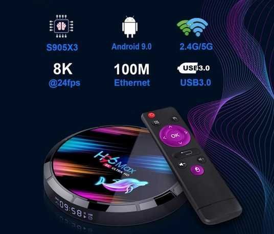 СМАРТ ТВ приставка H96 Max X3