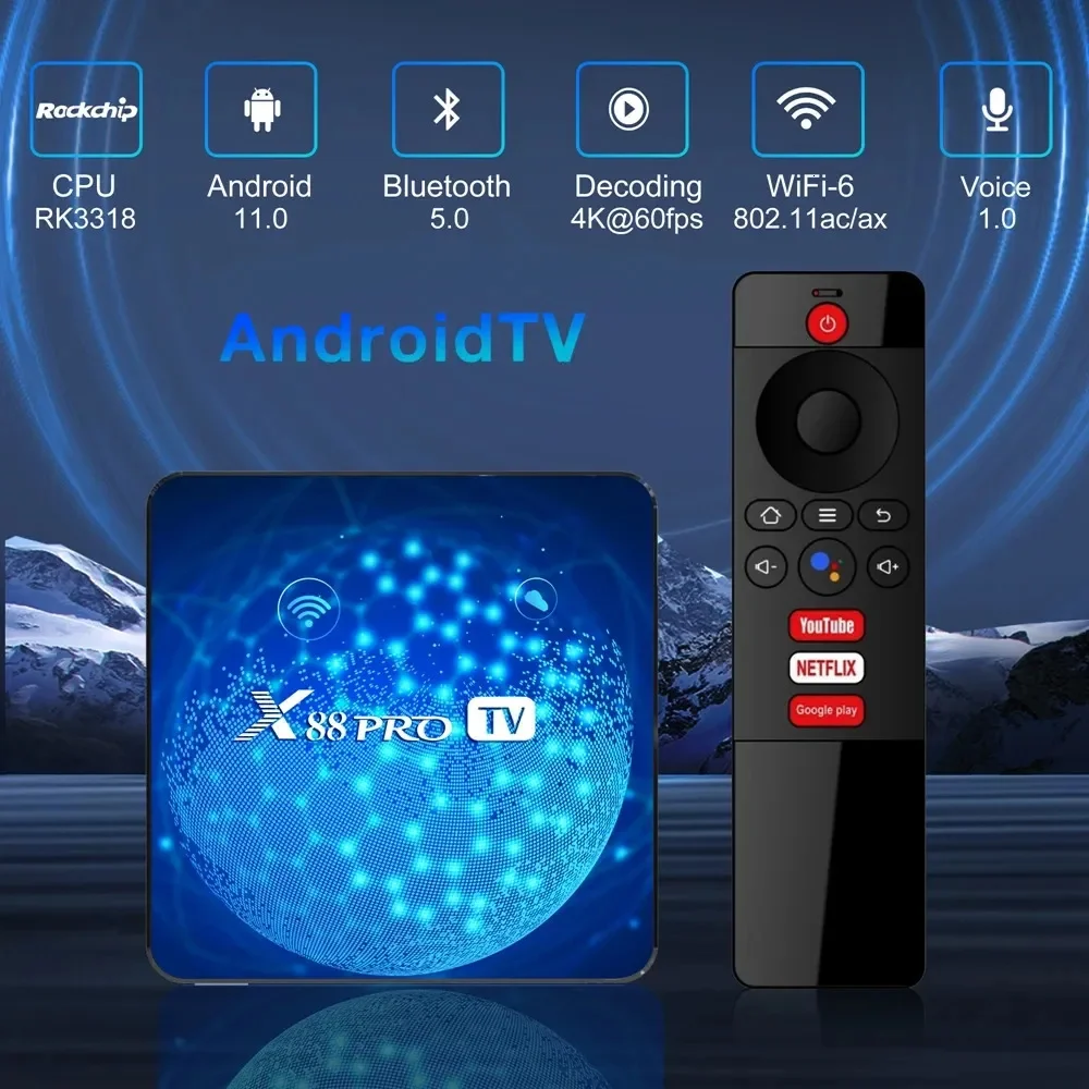 СМАРТ ТВ приставка X88 Pro TV