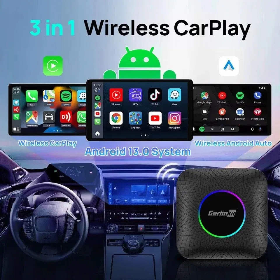 Адаптер CarlinKit AI Box Android 13 / Apple CarPlay / Android Auto